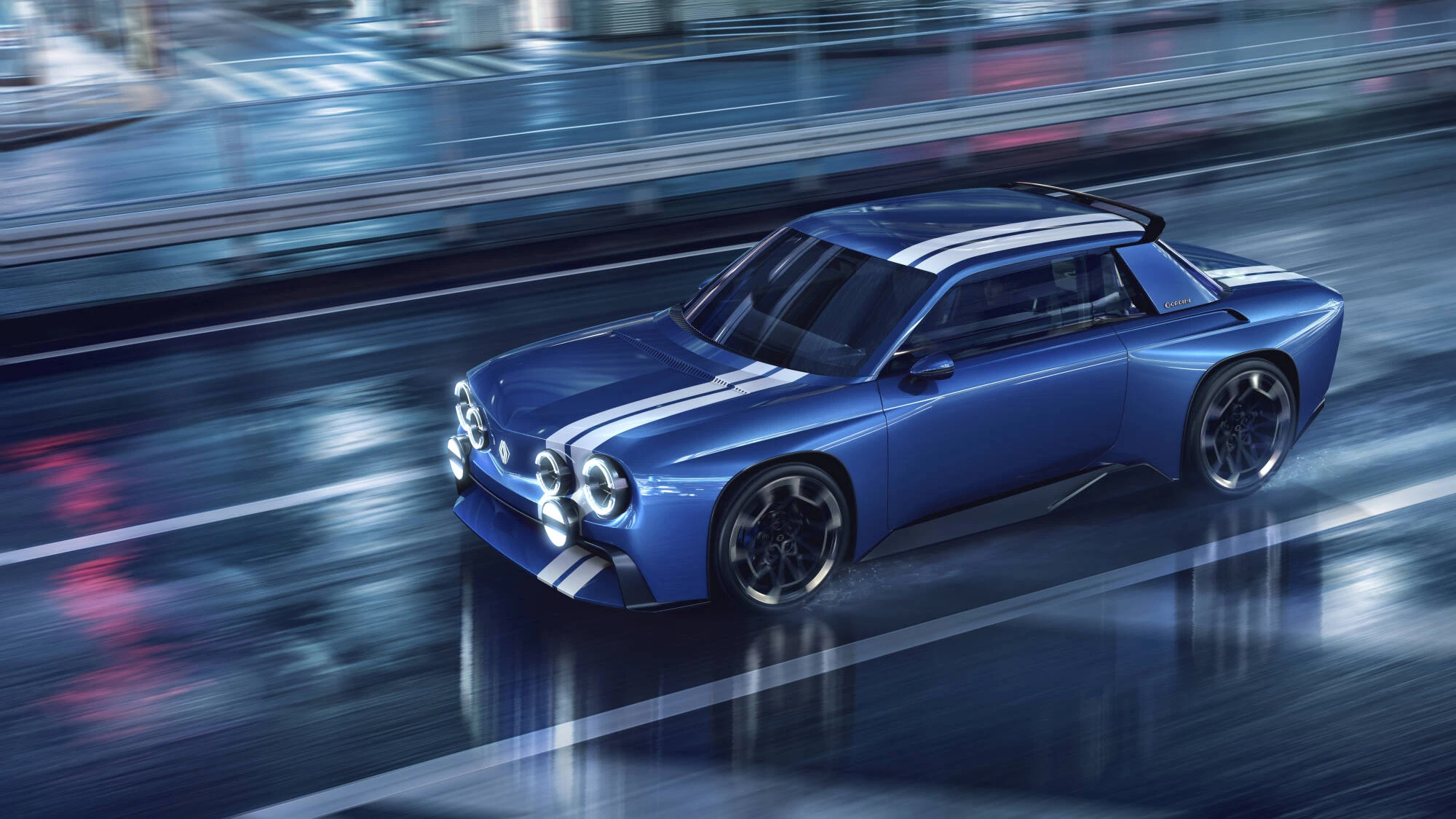 „Renault 8 Gordini Concept“: atgimstanti legenda, diktuojanti naujus standartus sportiniams elektromobiliams