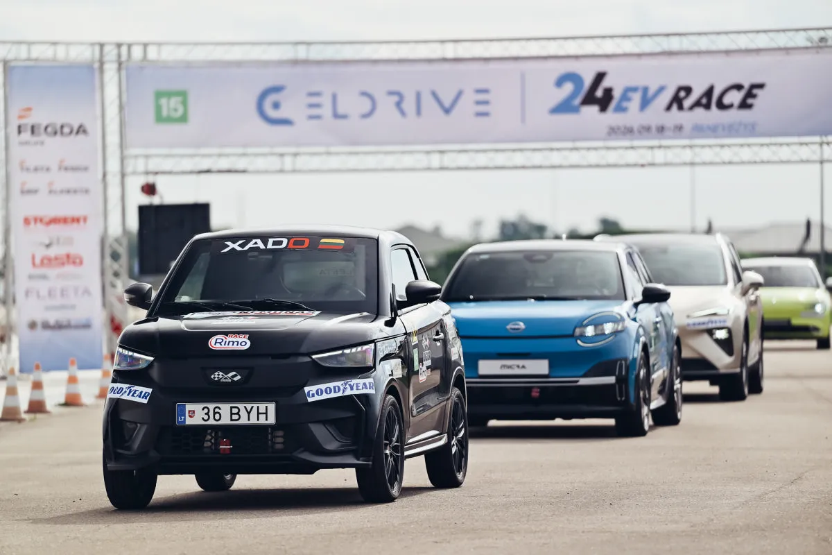 Startavo Eldrive 24H elektromobilių lenktynės
