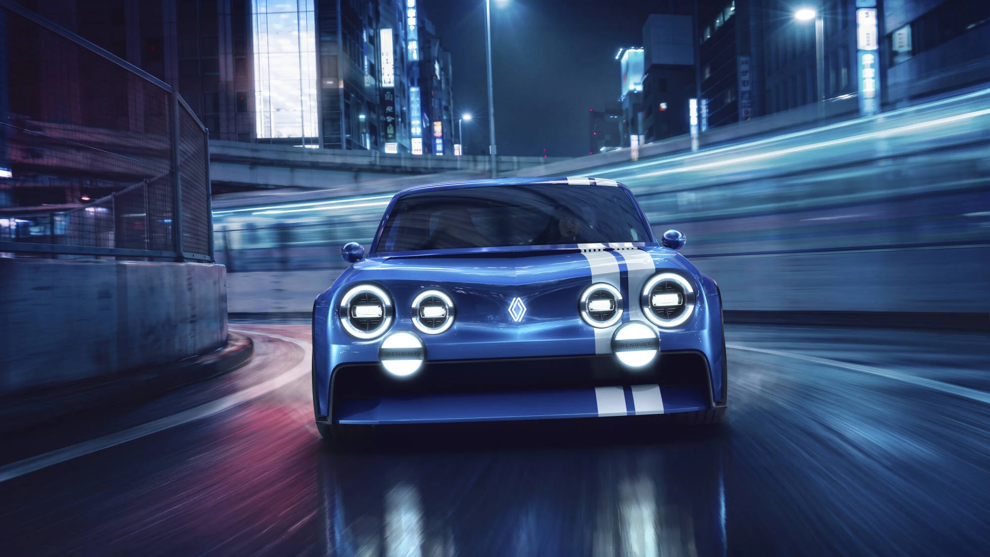 „Renault 8 Gordini Concept“: atgimstanti legenda, diktuojanti naujus standartus sportiniams elektromobiliams