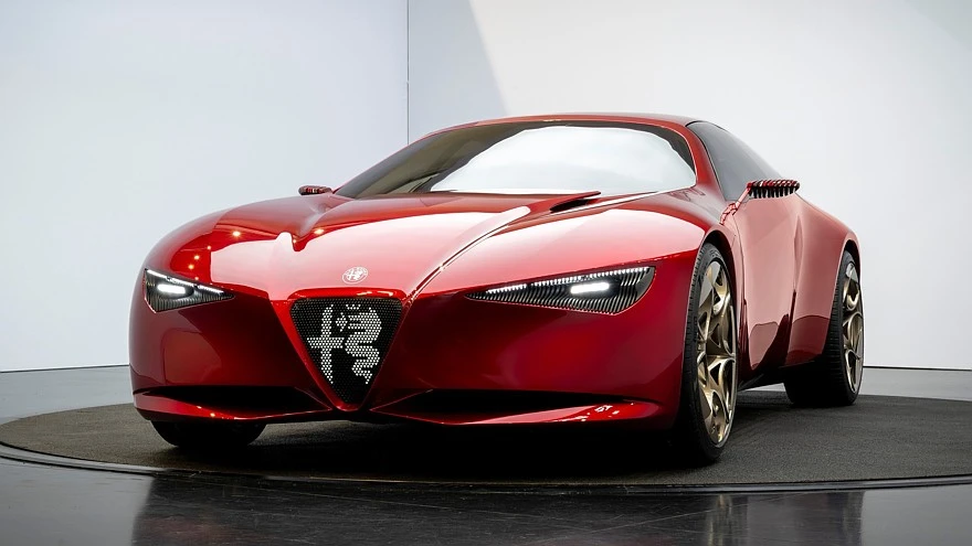 „Alfa Romeo Cuorerosso“ konceptas Paryžiuje: stulbinantis dizainas ir galingas V6 su hibridine sistema