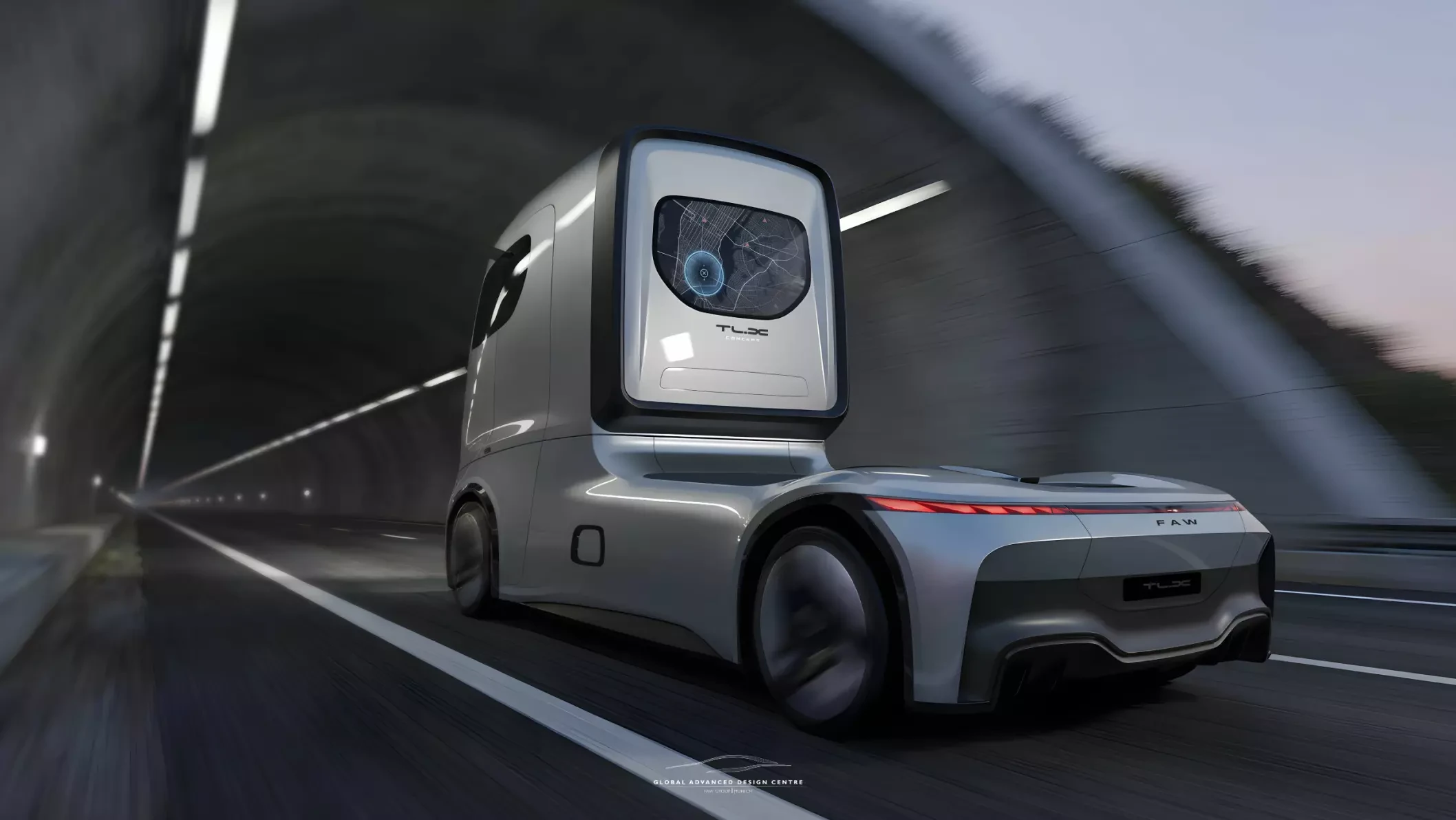 „Skulptūra ant ratų“: Hanoveryje debiutavo ateities sunkvežimis „FAW TL.X Concept 2036“