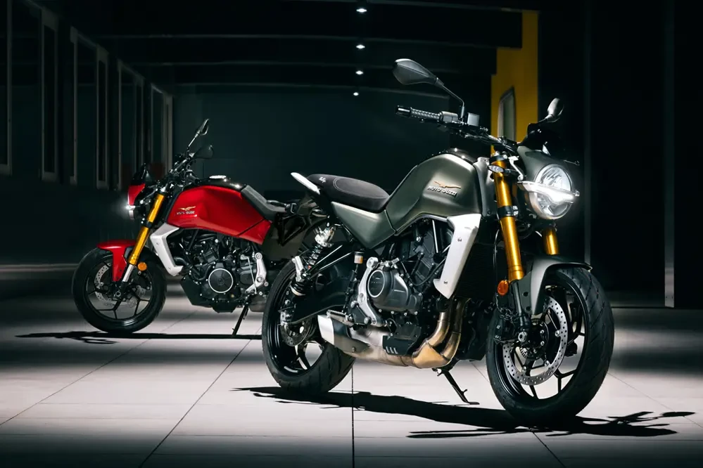 Istorinis lūžis Mandele: „Moto Guzzi“ atverčia naują lapą ir pristato „The Trip“ su vienaeiliu dviejų cilindrų varikliu