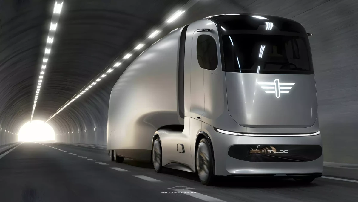 „Skulptūra ant ratų“: Hanoveryje debiutavo ateities sunkvežimis „FAW TL.X Concept 2036“