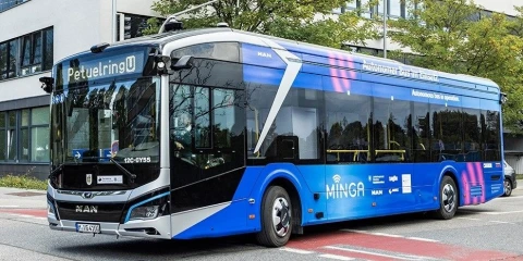 Ateities viešasis transportas: Miuncheno gatvėse pradedami savivaldžio „MAN“ elektrobuso bandymai