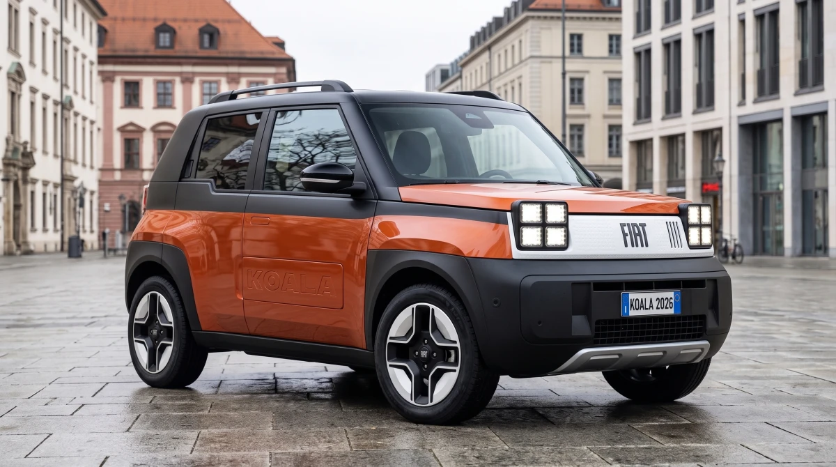 „Fiat“ ruošia atsaką Kinijos gamintojams: naujasis elektromobilis „Koala“ taikysis į 15 000 eurų ribą