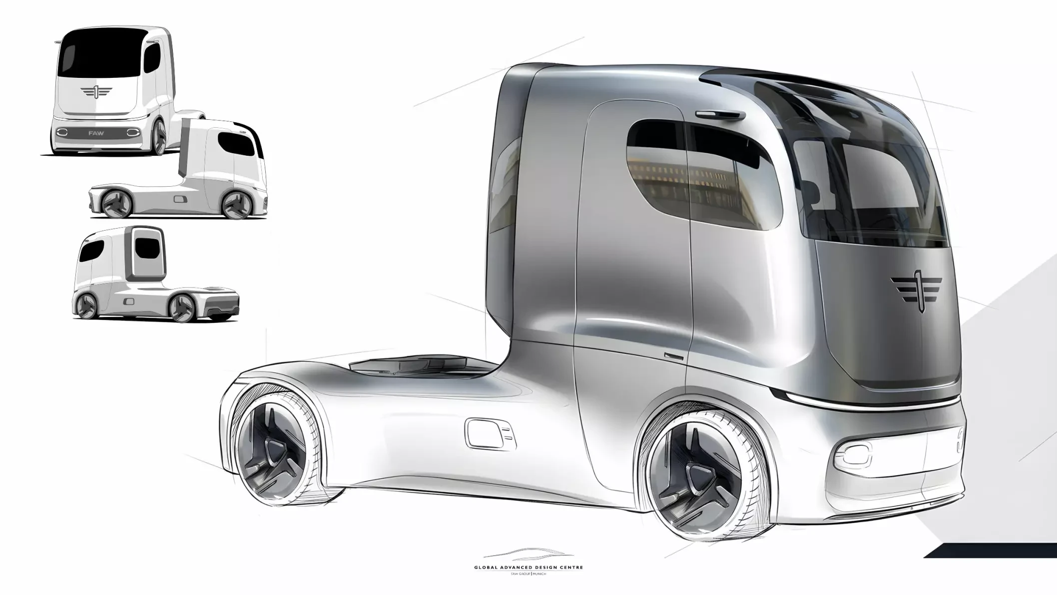 „Skulptūra ant ratų“: Hanoveryje debiutavo ateities sunkvežimis „FAW TL.X Concept 2036“