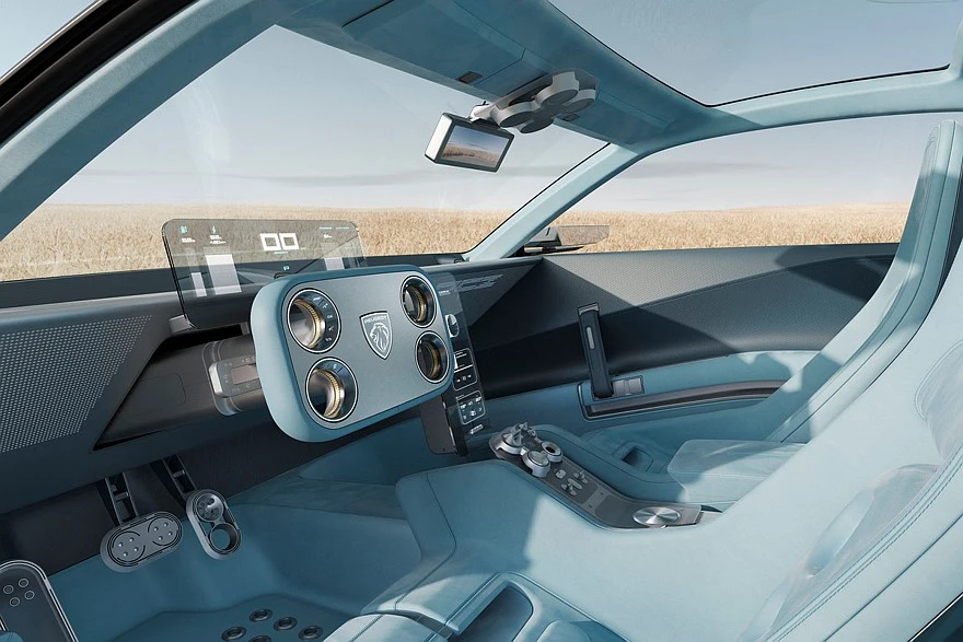 Prancūzų liūto sugrįžimas: Paryžiuje pristatytas elektrinis „Peugeot RCZ Vision“ konceptas su kietakūne baterija