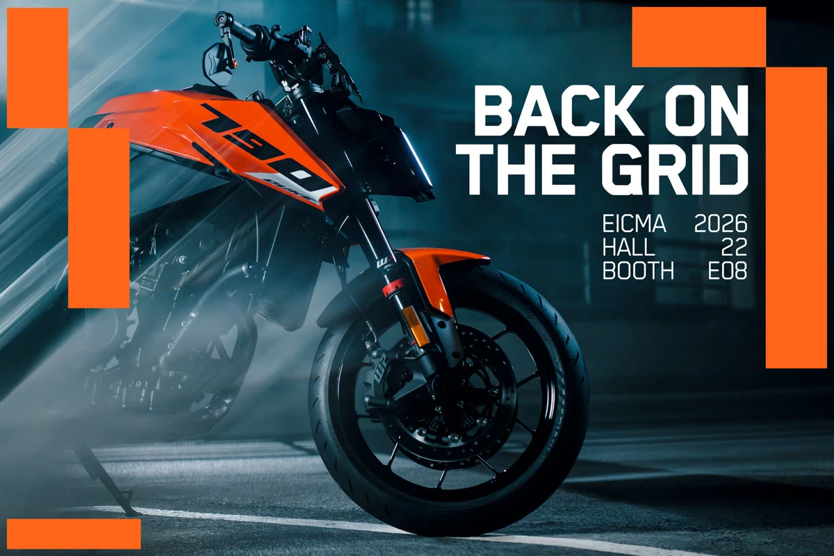 Sugrįžimas į rikiuotę: „KTM“ oficialiai patvirtino savo dalyvavimą 2026 m. EICMA parodoje Milane