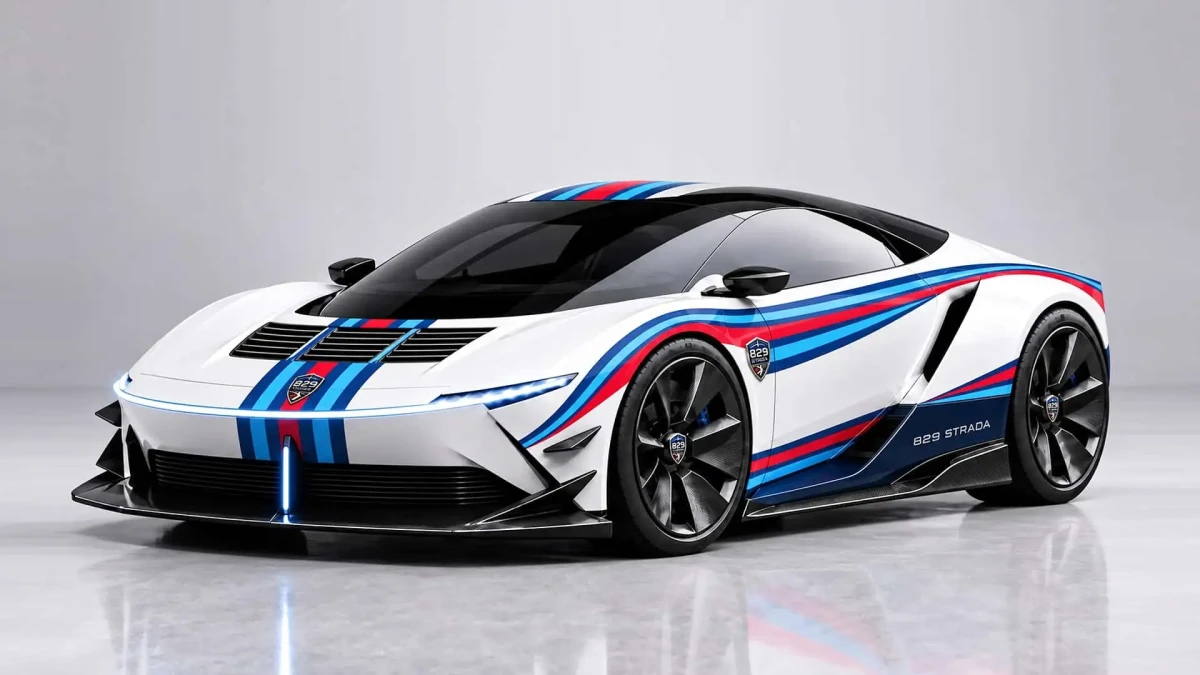 Italų superautomobilių renesansas: „Angelelli Automobili“ pristato trigubą „Tipo 829“ projektą