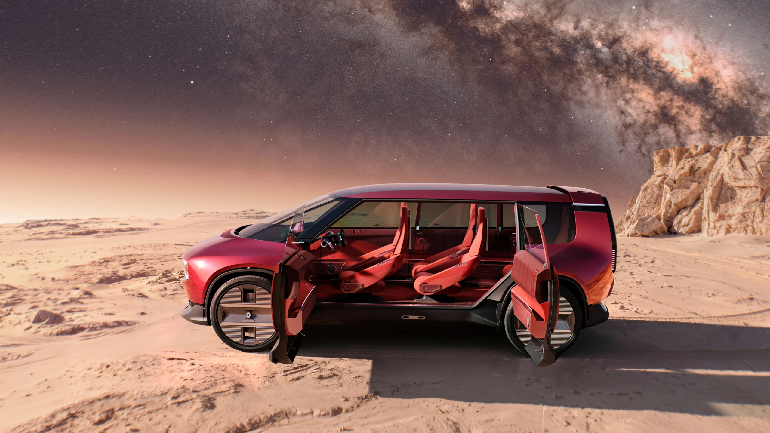 MPV atgimimas Paryžiuje: pristatytas futuristinis, 1984-ųjų istorijos įkvėptas „Renault E-Space Concept“