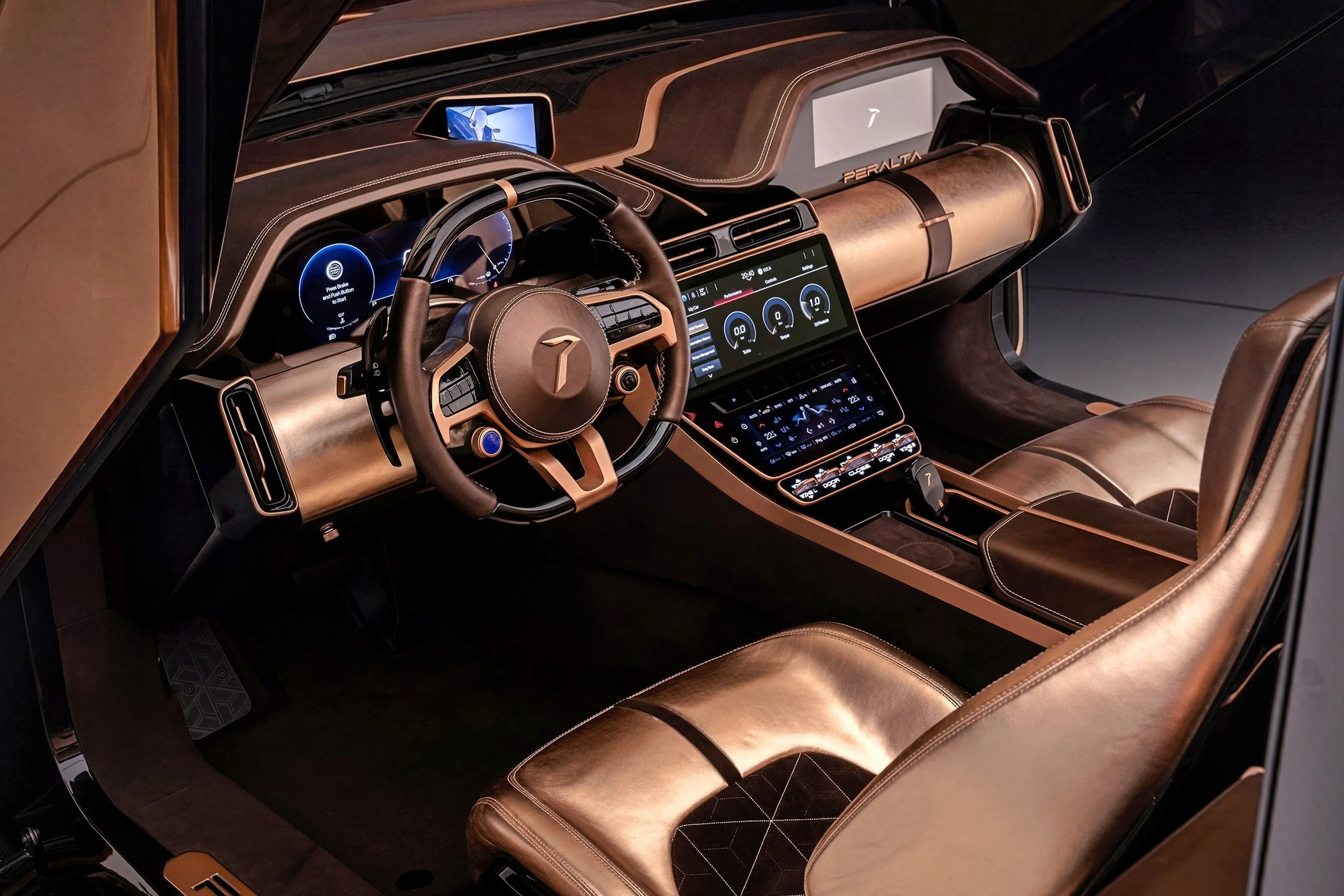 Vario spindesys ir 1970-ųjų dvasia: „GFG Style“ pristatė išskirtinį „Peralta D“ superautomobilįI