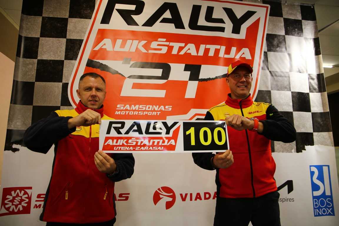 Ramūnui Čapkauskui „Rally Aukštaitija“ varžybose suteiktas išskirtinis starto numeris