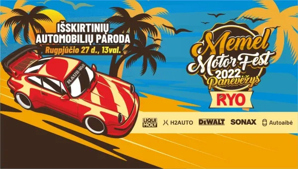 Vasaros pabaigai Memel Motor Fest Panevėžyje prie RIO
