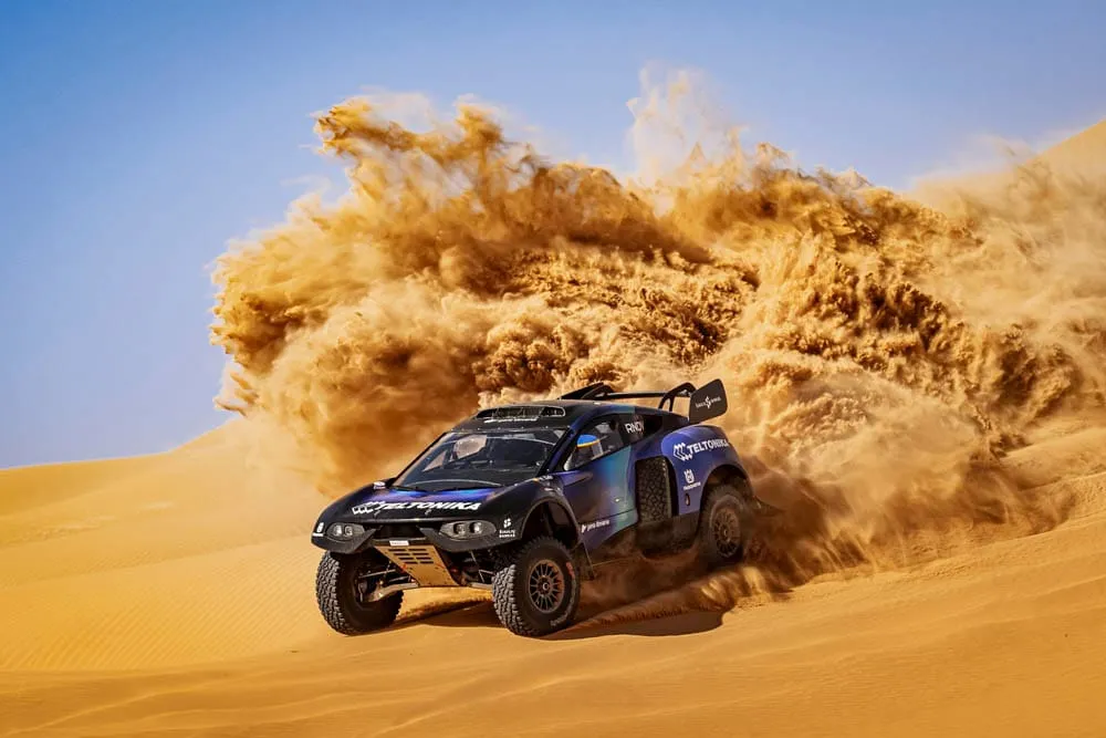 Pirmieji Vaidoto Žalos įspūdžiai po Maroke vykusių „Prodrive Hunter“ testų: „Tai – tikras kosminis laivas“