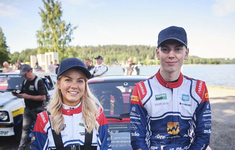 Utenos žvyrkelius Martyno Samsono automobiliu skros Suomijos ralio talentas