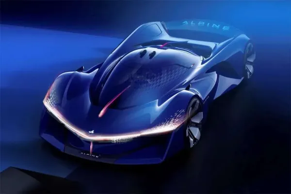 „Alpine Alpenglow”: vienvietis hiperautomobilis su permatomu kėbulu ir vandeniliniu varikliu