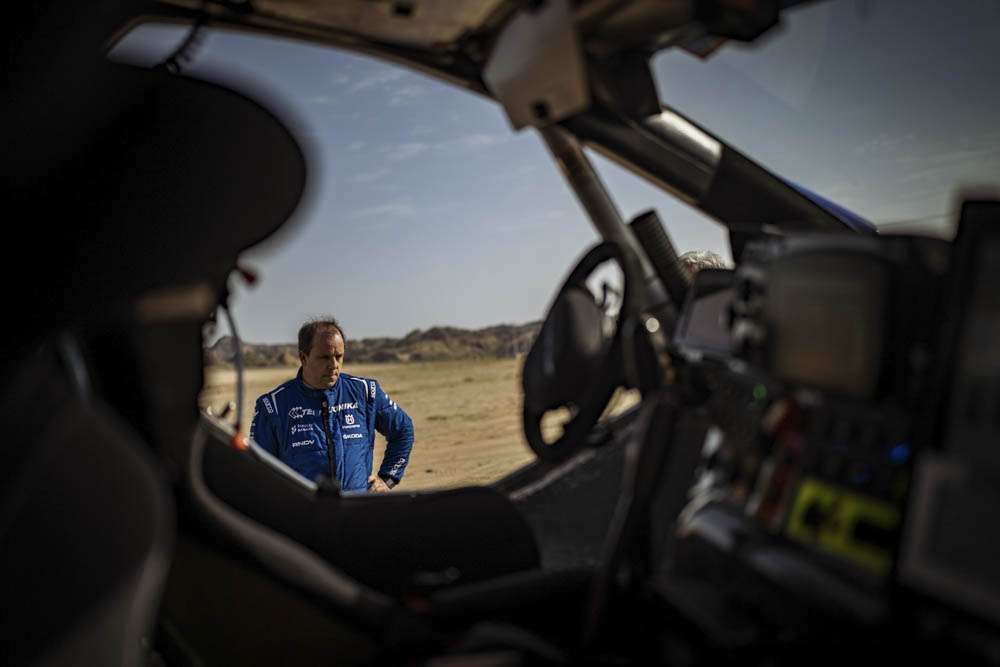 Po nervingos pradžios Vaidotas Žala sėkmingai išbandė naująjį Dakaro visureigį