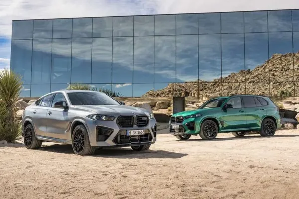Atnaujinti BMW X5 M ir X6 M: "lengvasis hibridas", atnaujinta išvaizda ir didesnis ekranas