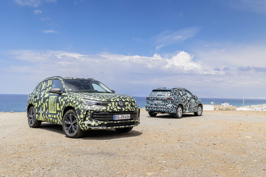Naujasis „Volkswagen Tiguan“ išsiskirs aukštesnio segmento įranga ir 100 km elektros režimo atstumu