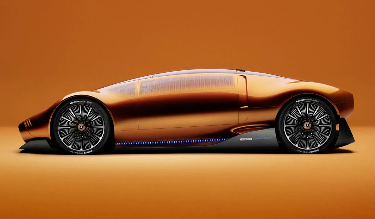 Superautomobilis „Mercedes-Benz Vision One-Eleven”: sugrįžimas į ateitį