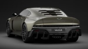 Riboto tiražo "Aston Martin Valour" su V12 varikliu ir automatine pavarų dėže