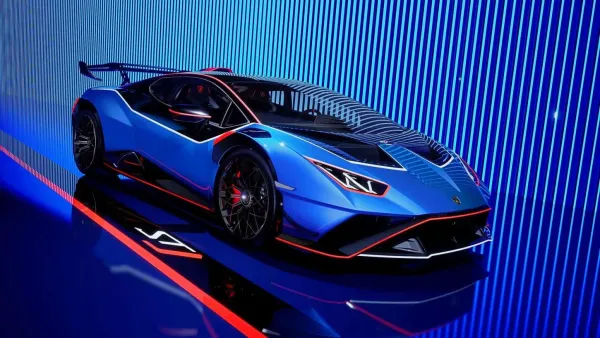 "Lamborghini Huracan STJ": atmosferinio V10 gulbės giesmė