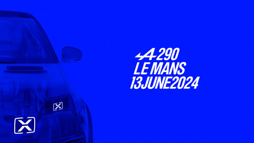 Oficialus „Alpine A290" - sportiškesnės „Renault 5“ versijos pristatymas įvyks 2024 m. birželio 13 d.
