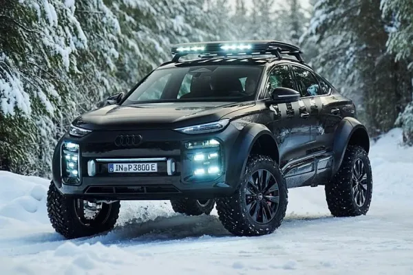 „Audi“ išslaptino ekstremalų ‚Q6 e-tron offroad‘