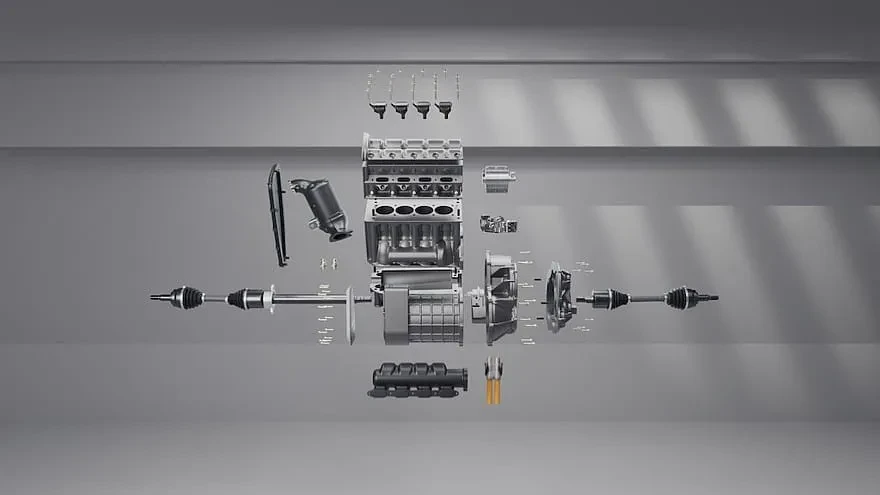 „Renault“ ir „Geely“ sugalvojo nebrangų būdą, kaip į elektromobilius montuoti vidaus degimo variklius