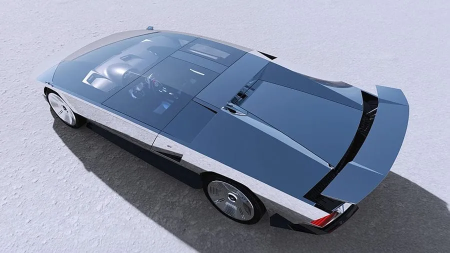 „Giugiaro“ superautomobilis ‚Peralta S‘ – duoklė septintojo dešimtmečio ‚Maserati Boomerang‘ koncepciniam automobiliui