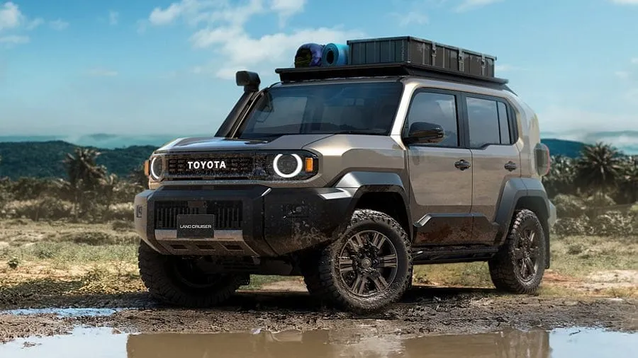 Mažas, galingas ir tik su vidaus degimo varikliu: pristatytas Toyota Land Cruiser FJ