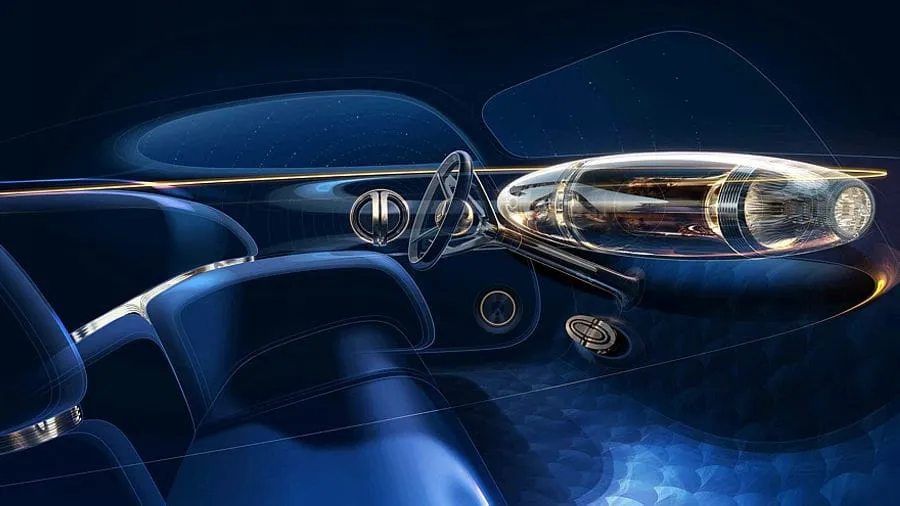 Prabanga grįžta į S klasę: „Mercedes-Benz Vision Iconic“ – žvilgsnis į 2028-uosius