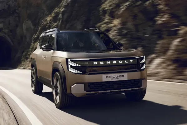 Krosoveris „Renault Bridger“ nepasiturinčioms rinkoms: rūsti išvaizda ir keli įrangos variantai