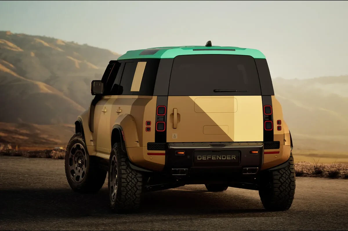 „Land Rover Defender Dakar“: bekelės legendos triumfą švenčianti gatvėms skirta D7X-R evoliucija su 626 AG V8 varikliu